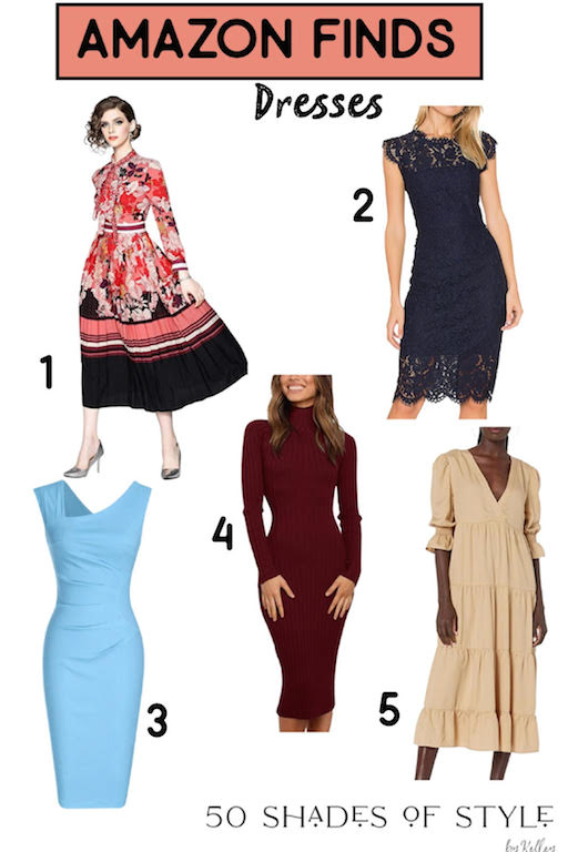 Wedding Guest Dresses From Amazon - 50 Shades of Style